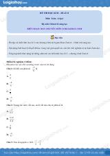 Đề thi học kì 2 Toán 6 - Đề số 12 - Chân trời sáng tạo
